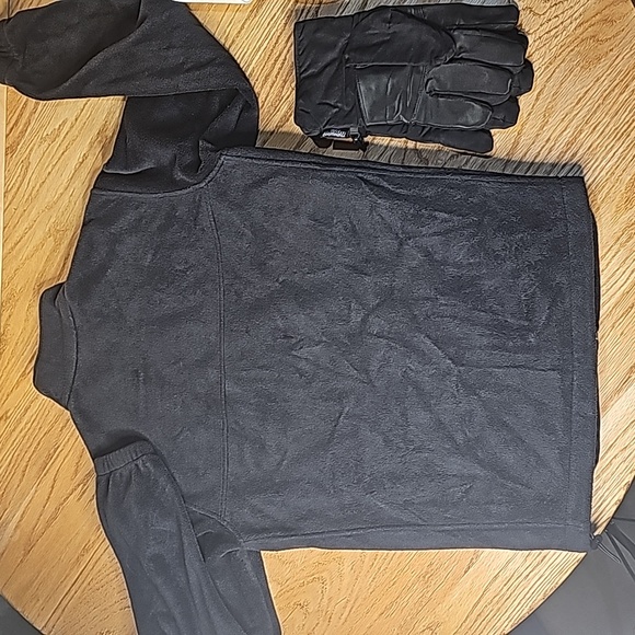 Columbia Fleece Full Zip Jacket, M Black - Picture 5 of 8